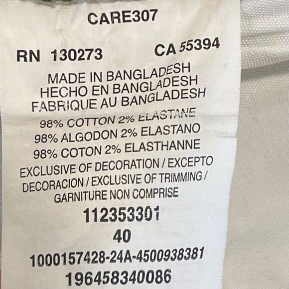 Lee Men’s Camo Cargo Shorts Size 40 Outdoor Utility Hiking Workwear Durable - Picture 6 of 9